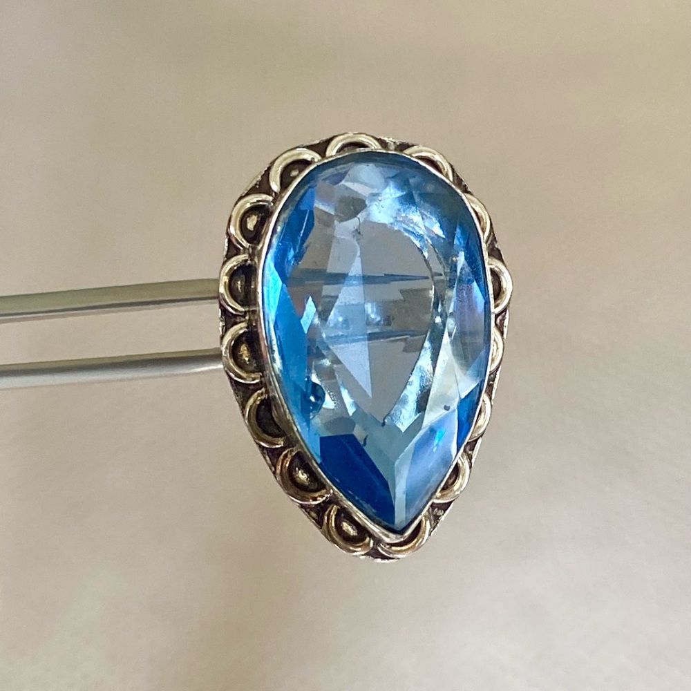 💥💥💥 Blue Quartz ring 💥🌺💥🌺